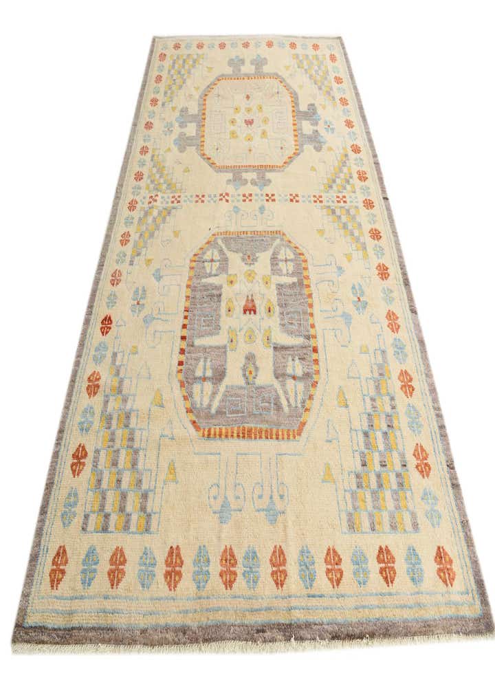 6' 6 x 10' 1 Hand Knotted Kazak Rug