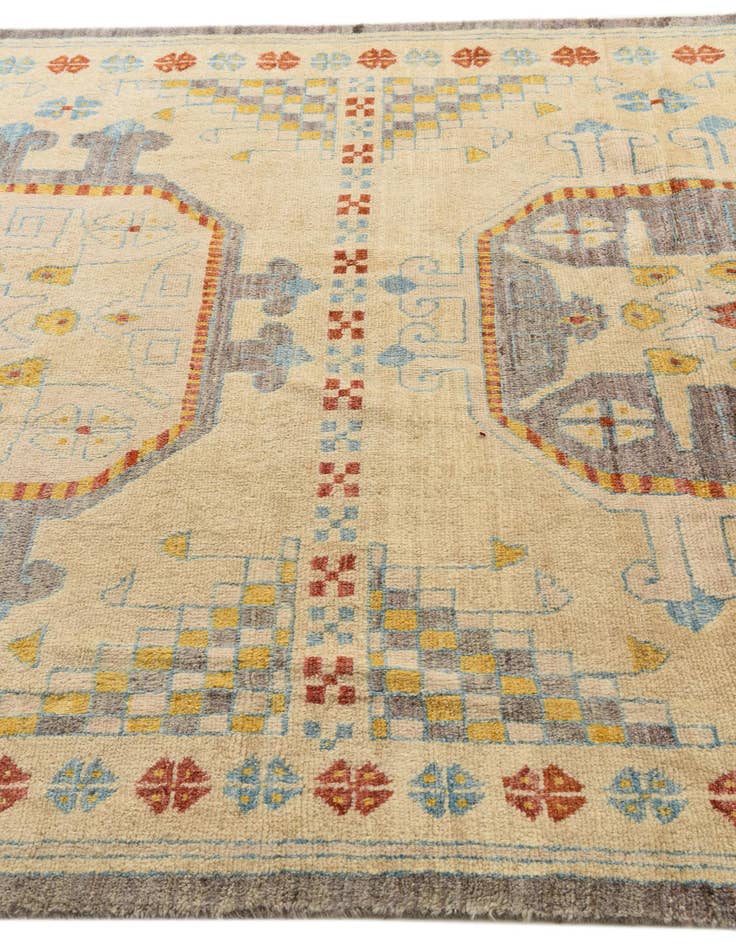 Detail image of 6' 6 x 10' 1 Hand Knotted Kazak Rug