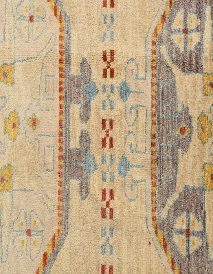 Detail image of 6' 6 x 10' 1 Hand Knotted Kazak Rug