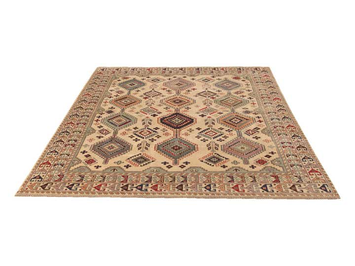 6' 8 x 9' 10 Hand Knotted Kazak Rug