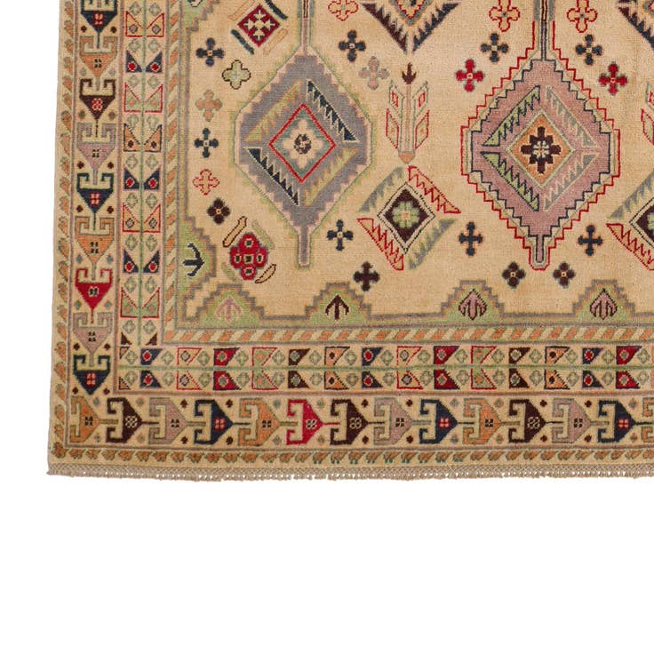 Detail image of 6' 8 x 9' 10 Hand Knotted Kazak Rug