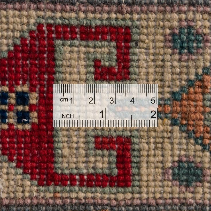 Detail image of 6' 8 x 9' 10 Hand Knotted Kazak Rug
