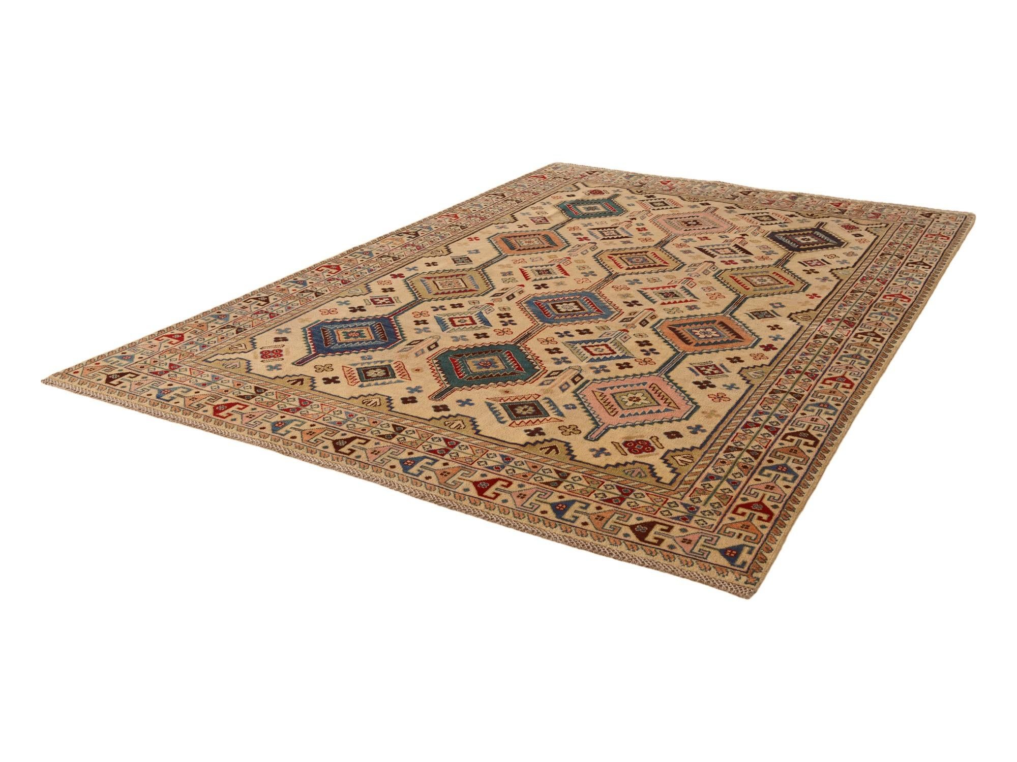 6' 8 x 9' 8 Hand Knotted Kazak Rug