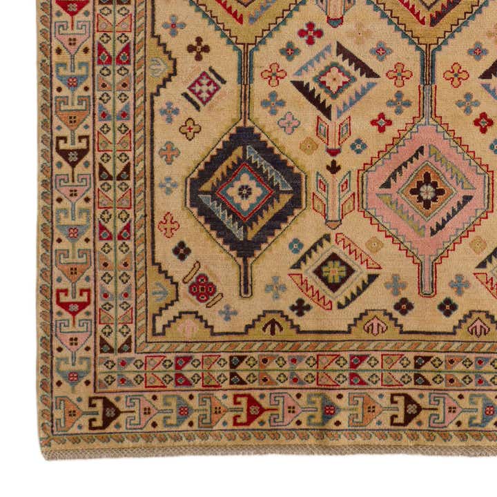 6' 8 x 9' 8 Hand Knotted Kazak Rug