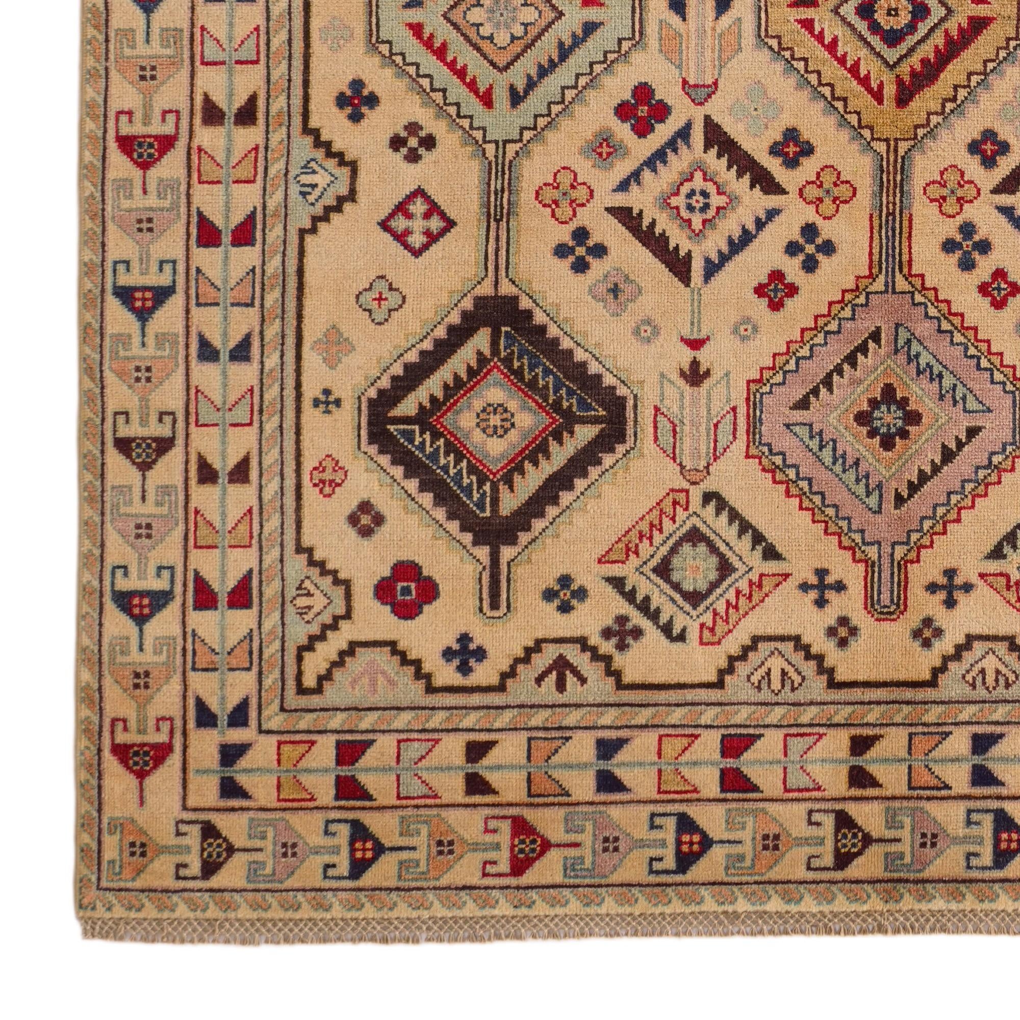 5' 8 x 7' 10 Hand Knotted Kazak Rug