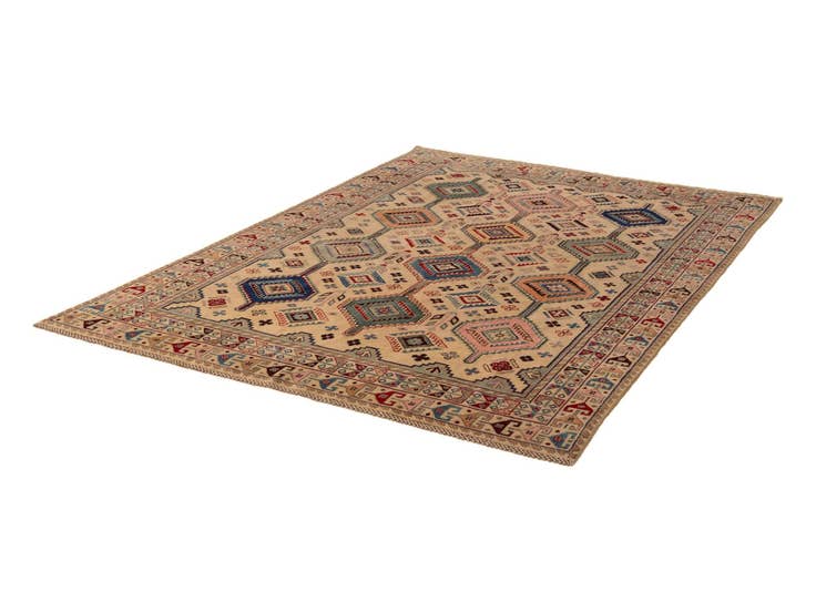 Detail image of 6' 6 x 9' 1 Hand Knotted Kazak Rug