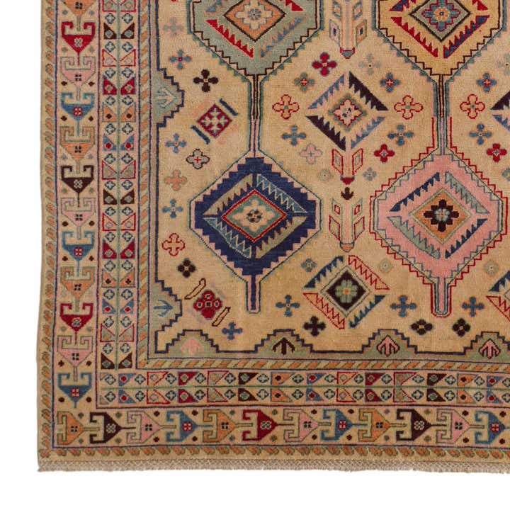 6' 6 x 9' 1 Hand Knotted Kazak Rug