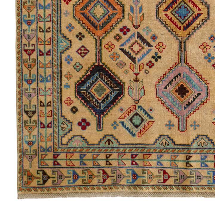 5' 8 x 7' 5 Hand Knotted Kazak Rug