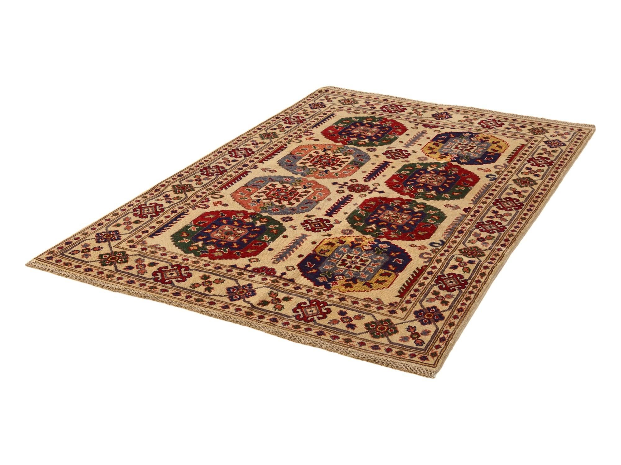 3' 10 x 5' 10 Hand Knotted Kazak Rug