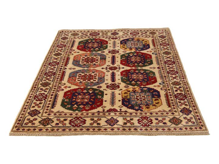 3' 10 x 5' 10 Hand Knotted Kazak Rug