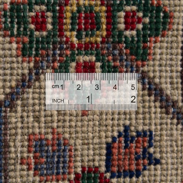 Detail image of 3' 10 x 5' 10 Hand Knotted Kazak Rug