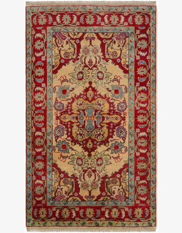 2' 11 x 5' Hand Knotted Kazak Rug