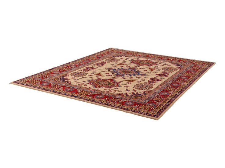 Detail image of 8' 1 x 9' 9 Hand Knotted Kazak Rug