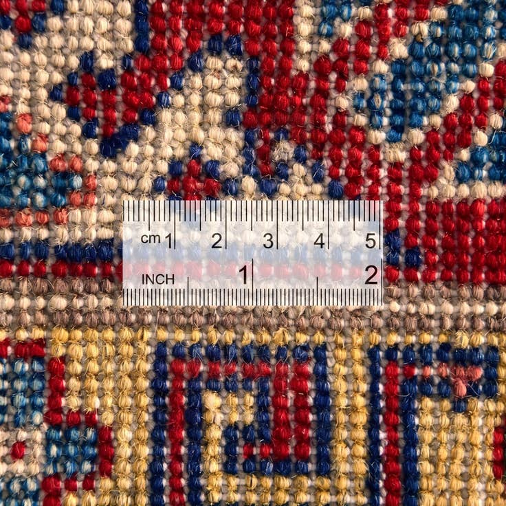 Detail image of 8' 1 x 9' 9 Hand Knotted Kazak Rug