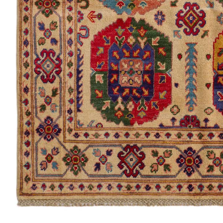 4' 1 x 6' 4 Hand Knotted Kazak Rug