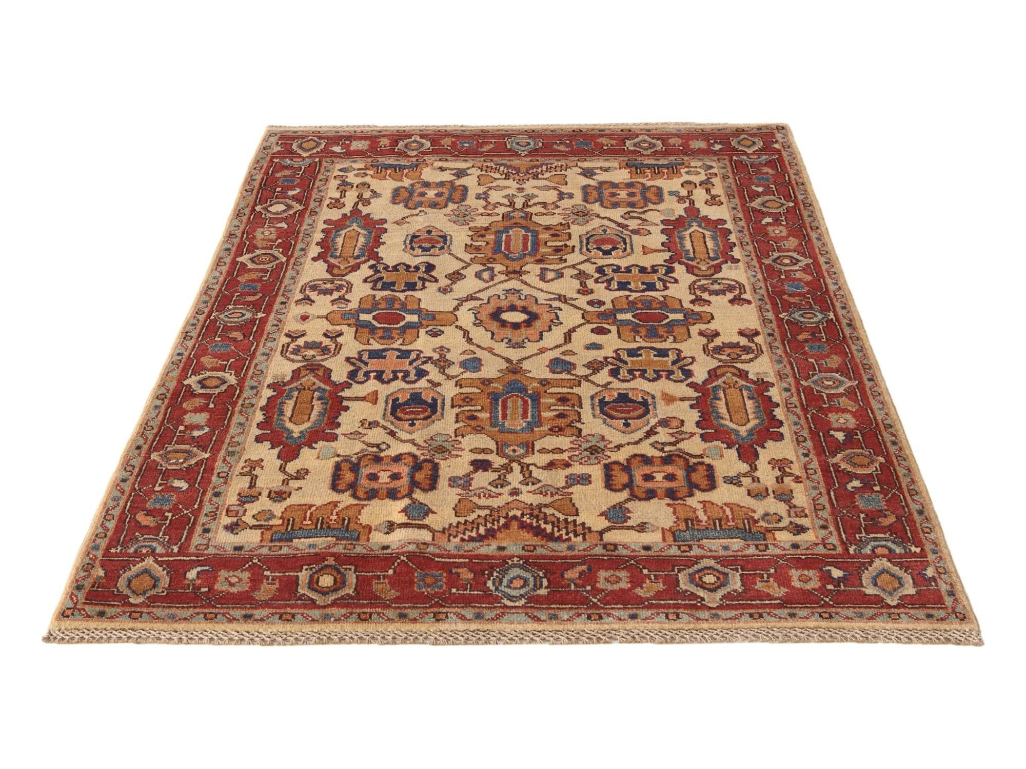 3' 10 x 5' 9 Hand Knotted Kazak Rug