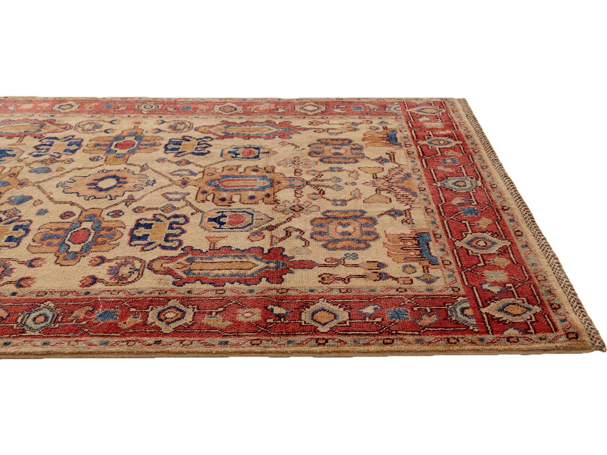 3' 10 x 5' 9 Hand Knotted Kazak Rug