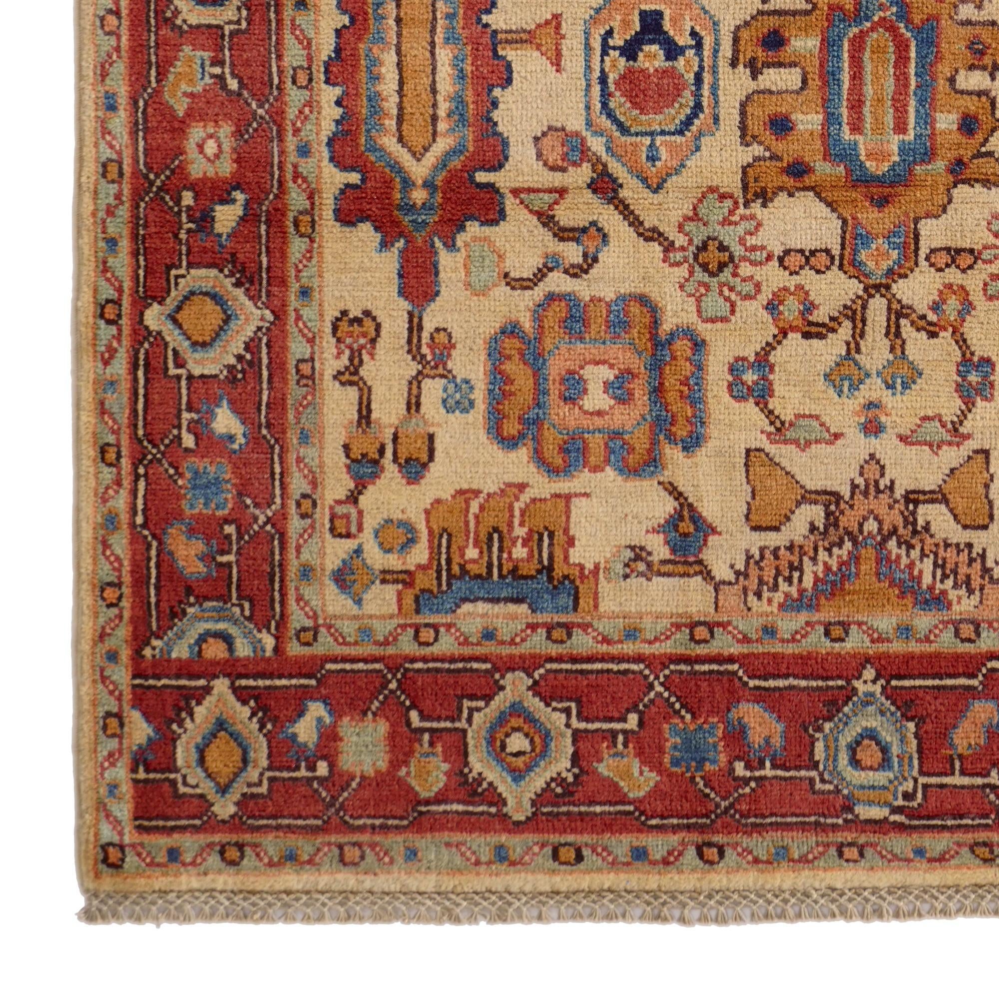 3' 10 x 5' 9 Hand Knotted Kazak Rug