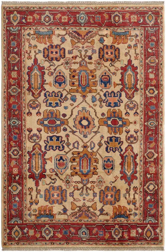 3' 10 x 5' 9 Hand Knotted Kazak Rug