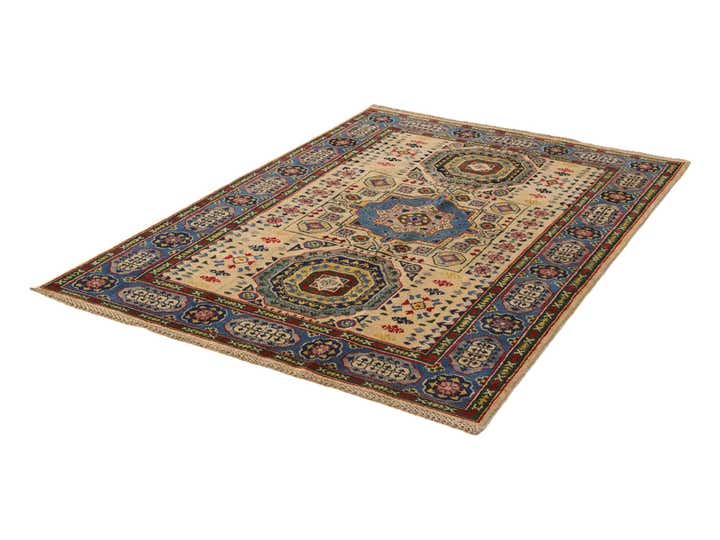 4' 1 x 5' 10 Hand Knotted Kazak Rug