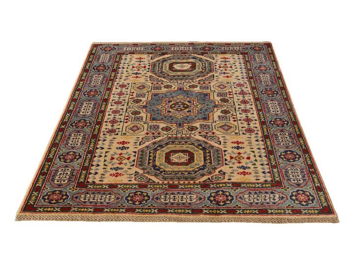 3' 11 x 5' 7 Hand Knotted Kazak Rug