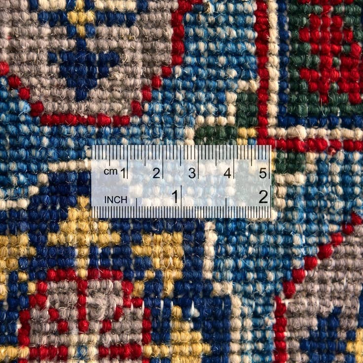 Detail image of 3' 11 x 5' 7 Hand Knotted Kazak Rug