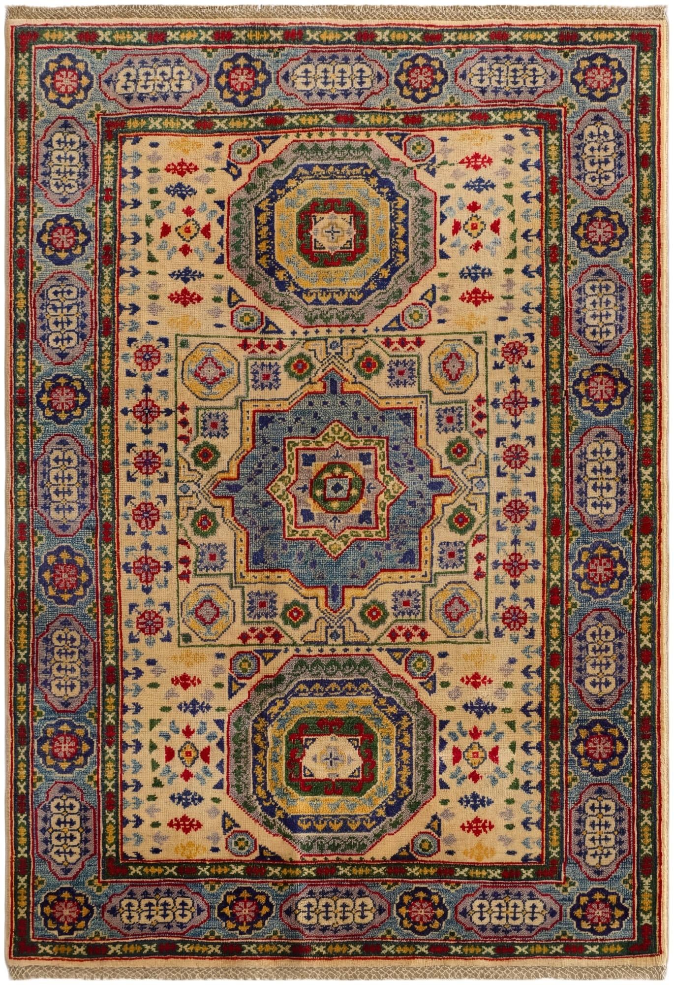 3' 11 x 5' 7 Hand Knotted Kazak Rug