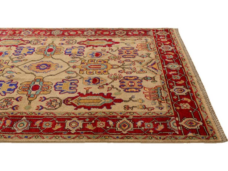 Detail image of 4' 1 x 6' Hand Knotted Kazak Rug