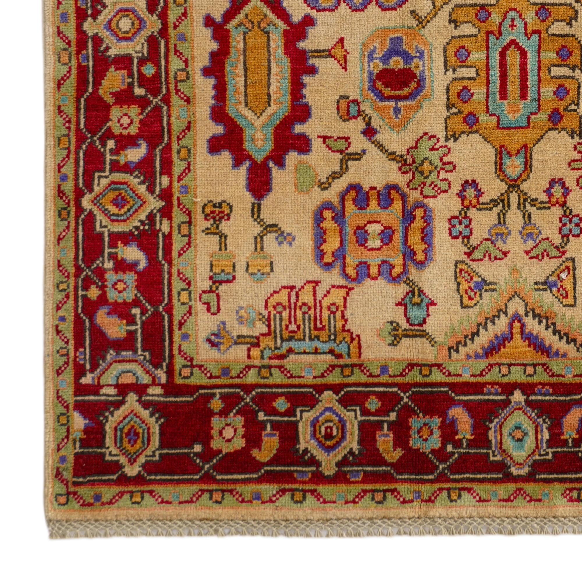 4' 1 x 6' Hand Knotted Kazak Rug