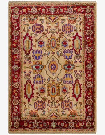 4' 1 x 6' Hand Knotted Kazak Rug