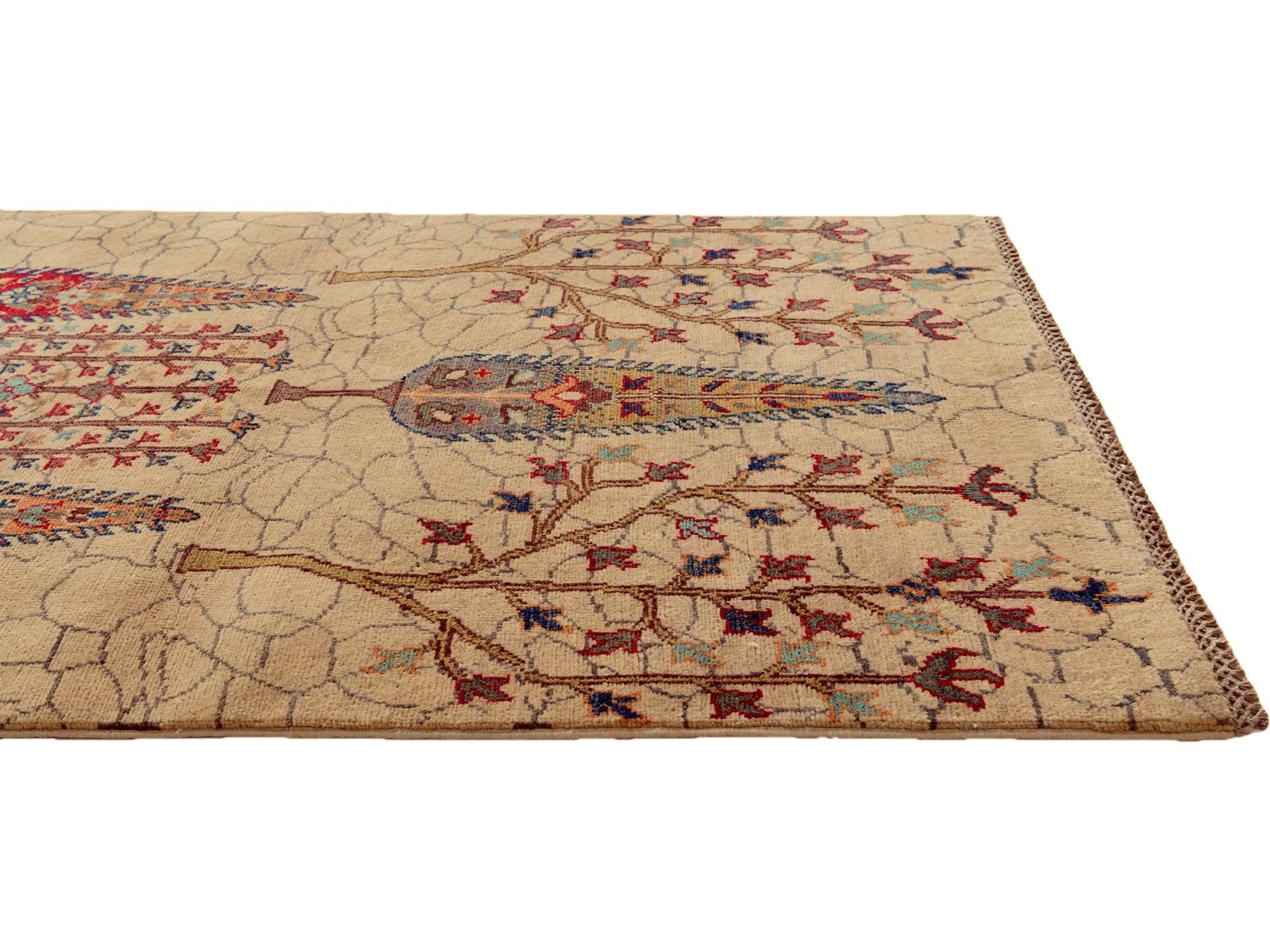 3' 3 x 4' 9 Hand Knotted Kazak Rug