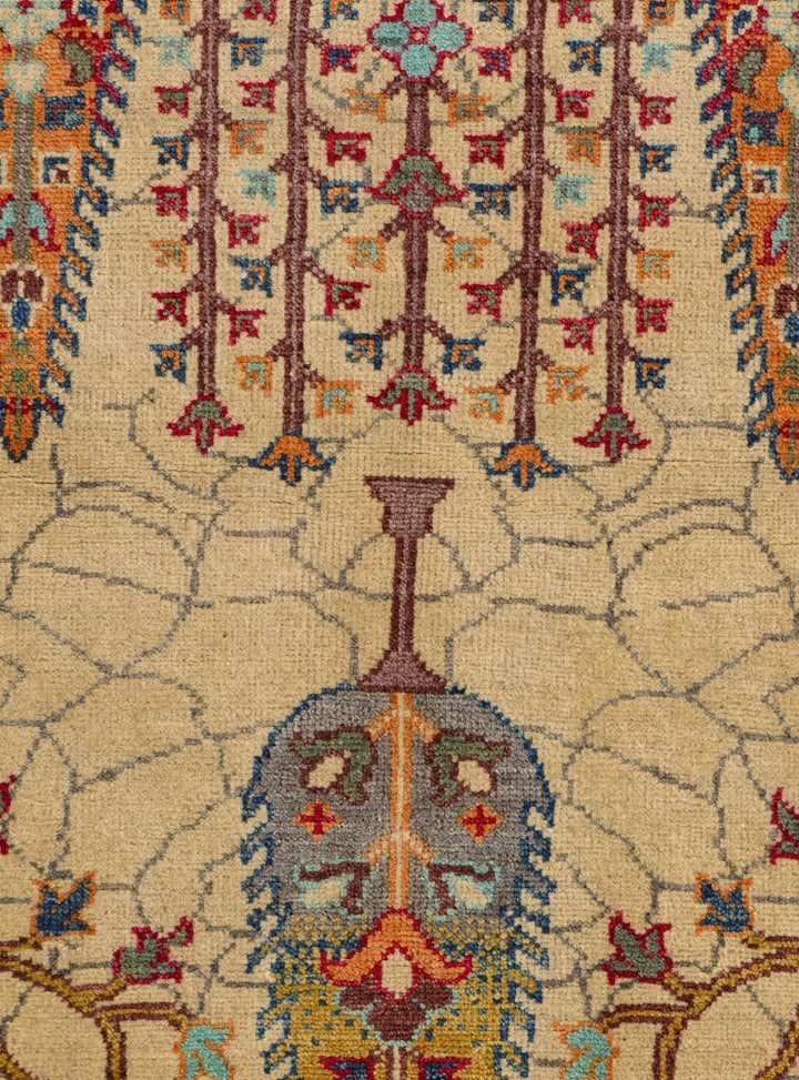 3' 3 x 4' 9 Hand Knotted Kazak Rug
