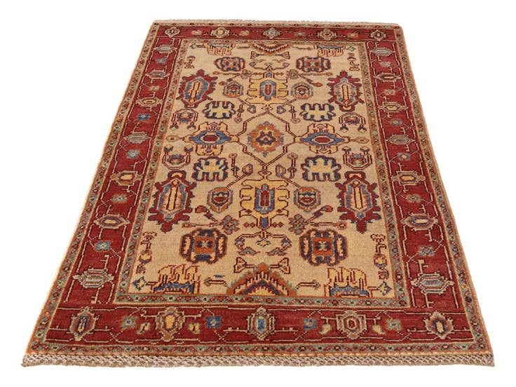 Detail image of 2' 11 x 5' 2 Hand Knotted Kazak Rug