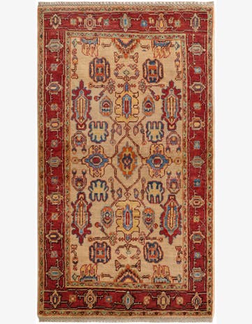 2' 11 x 5' 2 Hand Knotted Kazak Rug