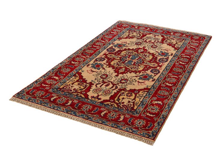 Detail image of 2' 11 x 4' 11 Hand Knotted Kazak Rug
