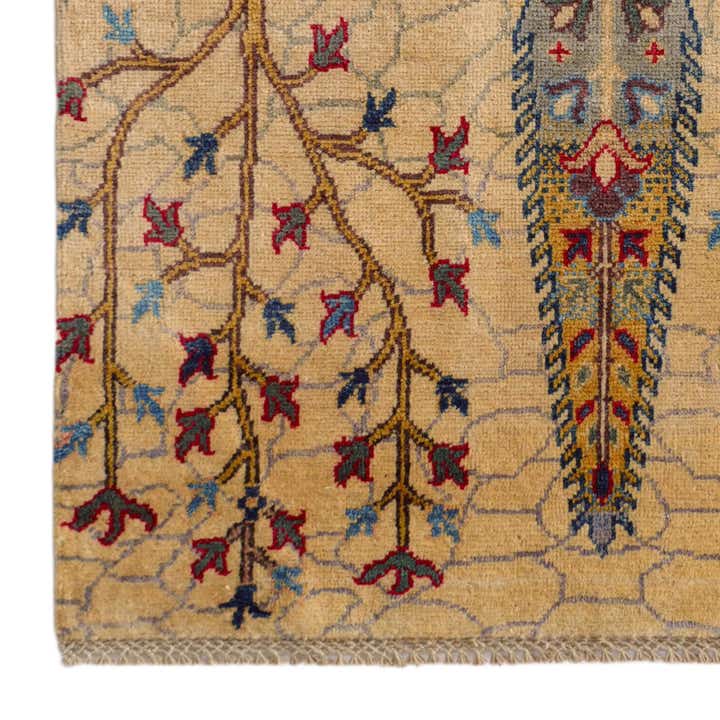 3' 2 x 5' Hand Knotted Kazak Rug