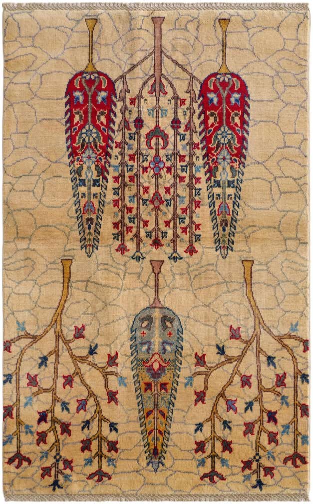 3' 2 x 5' Hand Knotted Kazak Rug