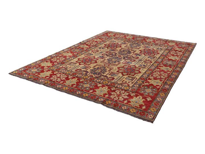 7' 6 x 10' Hand Knotted Kazak Rug