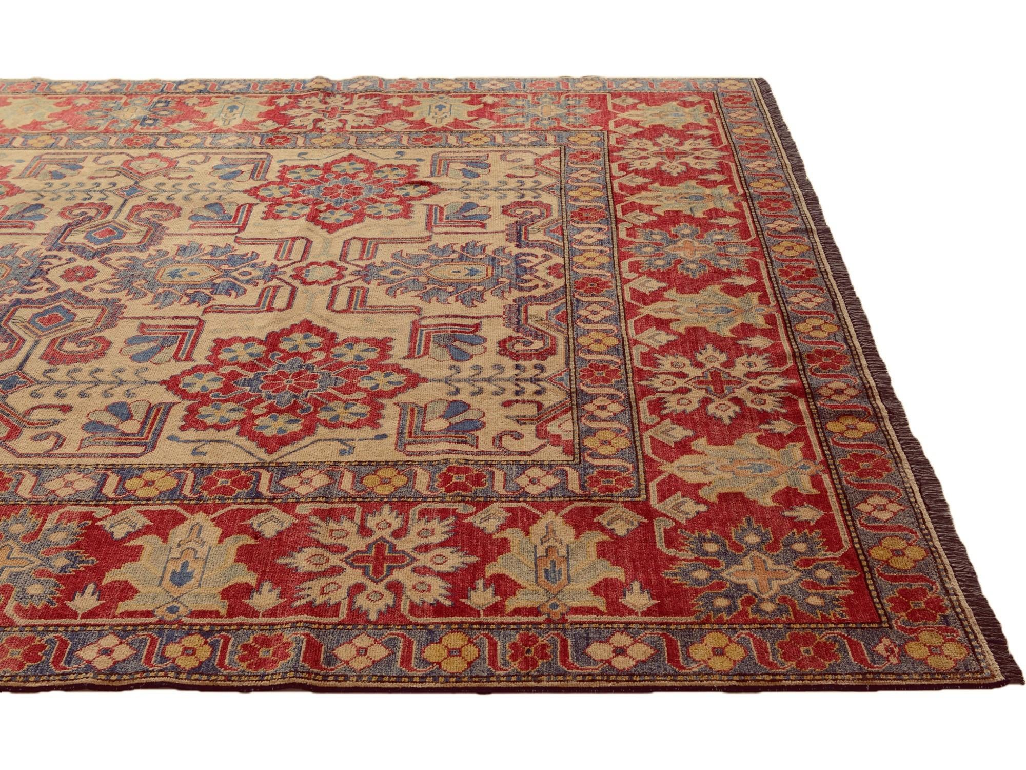 7' 6 x 10' Hand Knotted Kazak Rug