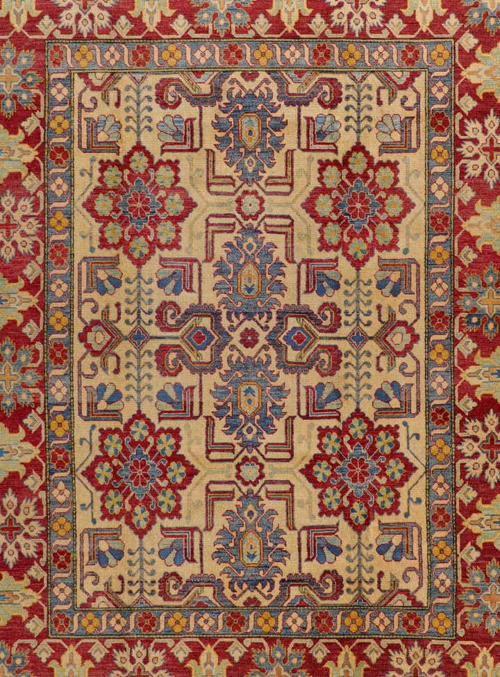 7' 6 x 10' Hand Knotted Kazak Rug