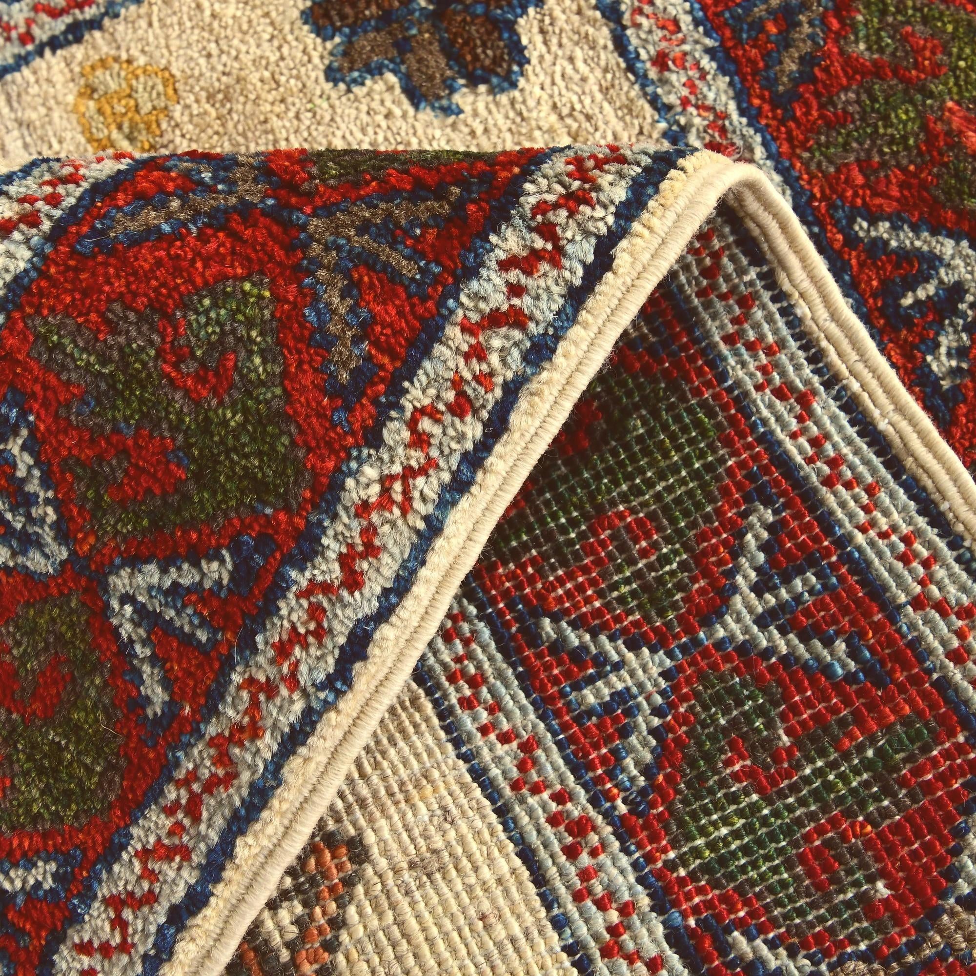 2' x 2' 10 Hand Knotted Kazak Rug