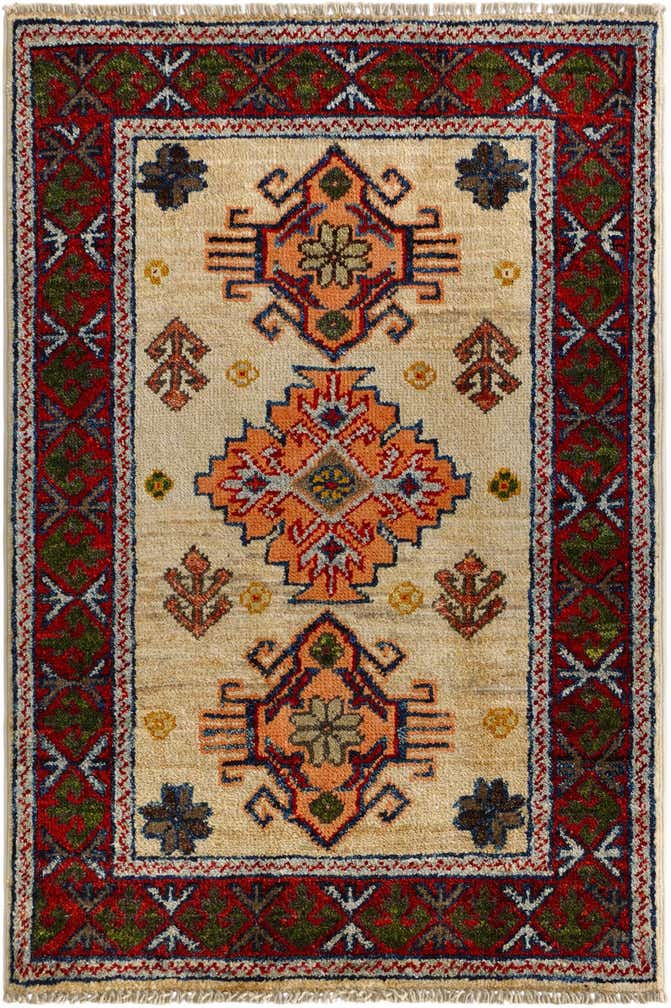 2' x 2' 10 Hand Knotted Kazak Rug