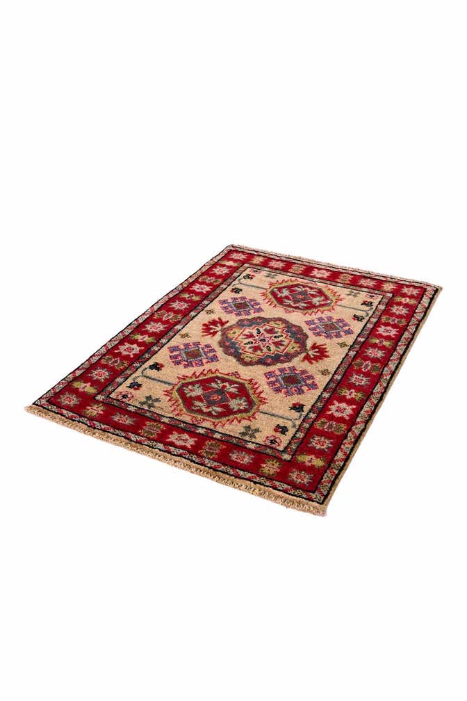 1' 11 x 2' 10 Hand Knotted Kazak Rug