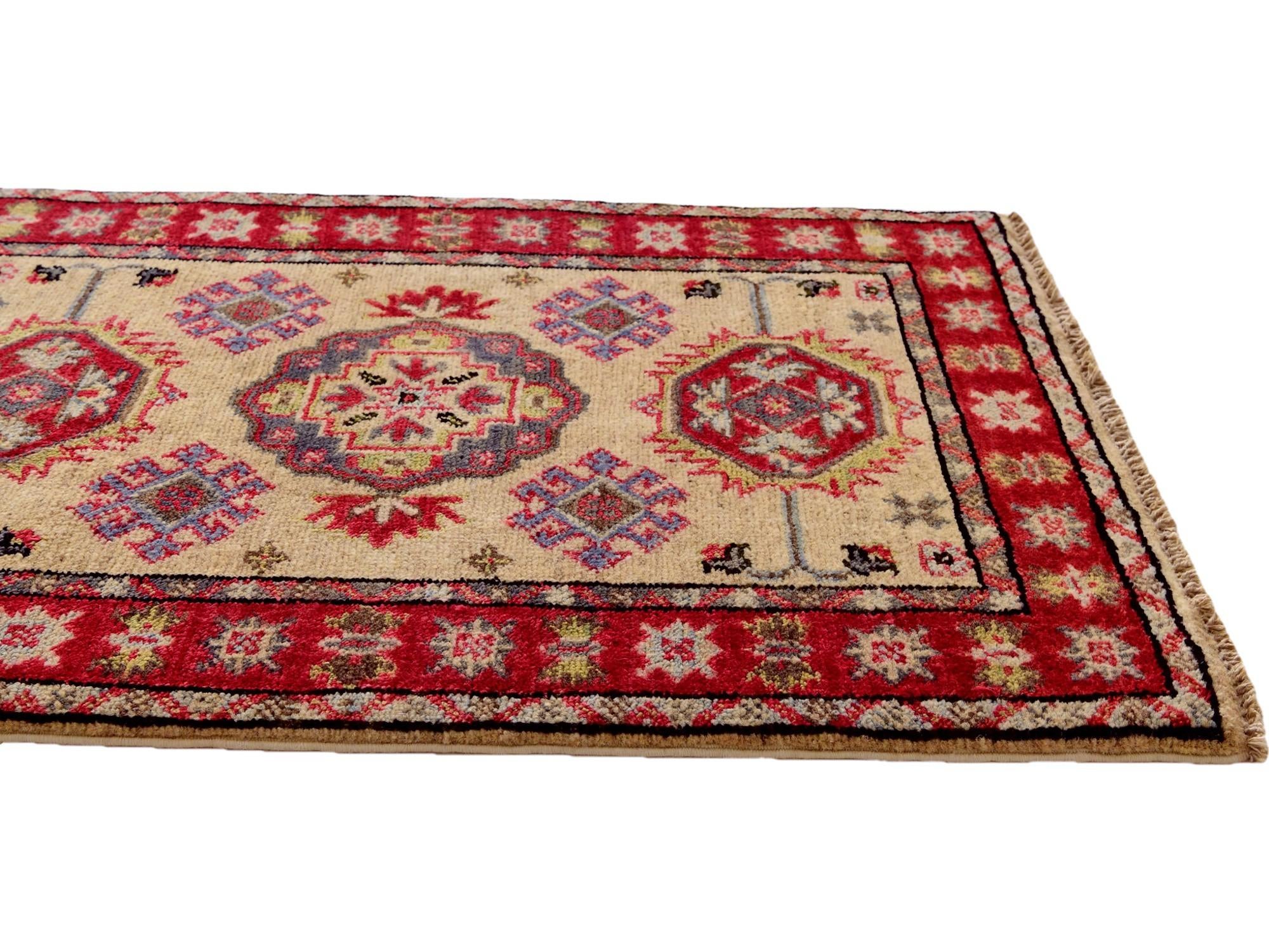 1' 11 x 2' 10 Hand Knotted Kazak Rug