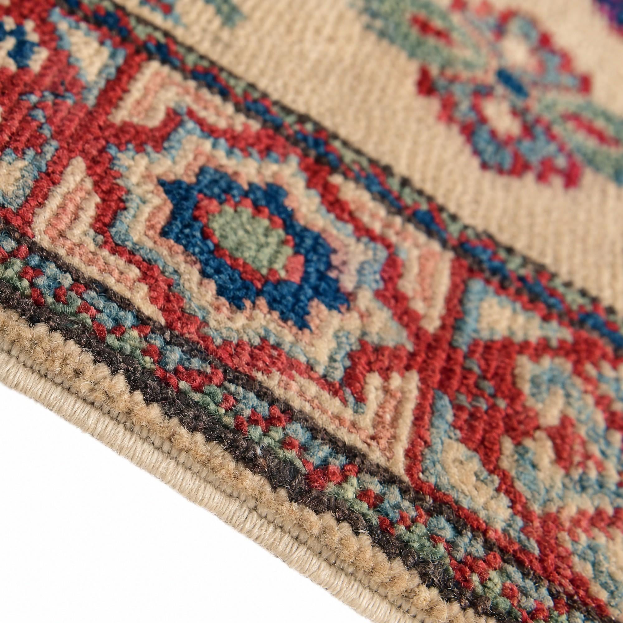 Detail image 8 of 12: 2' 1 x 3' 1 Hand Knotted Kazak Rug