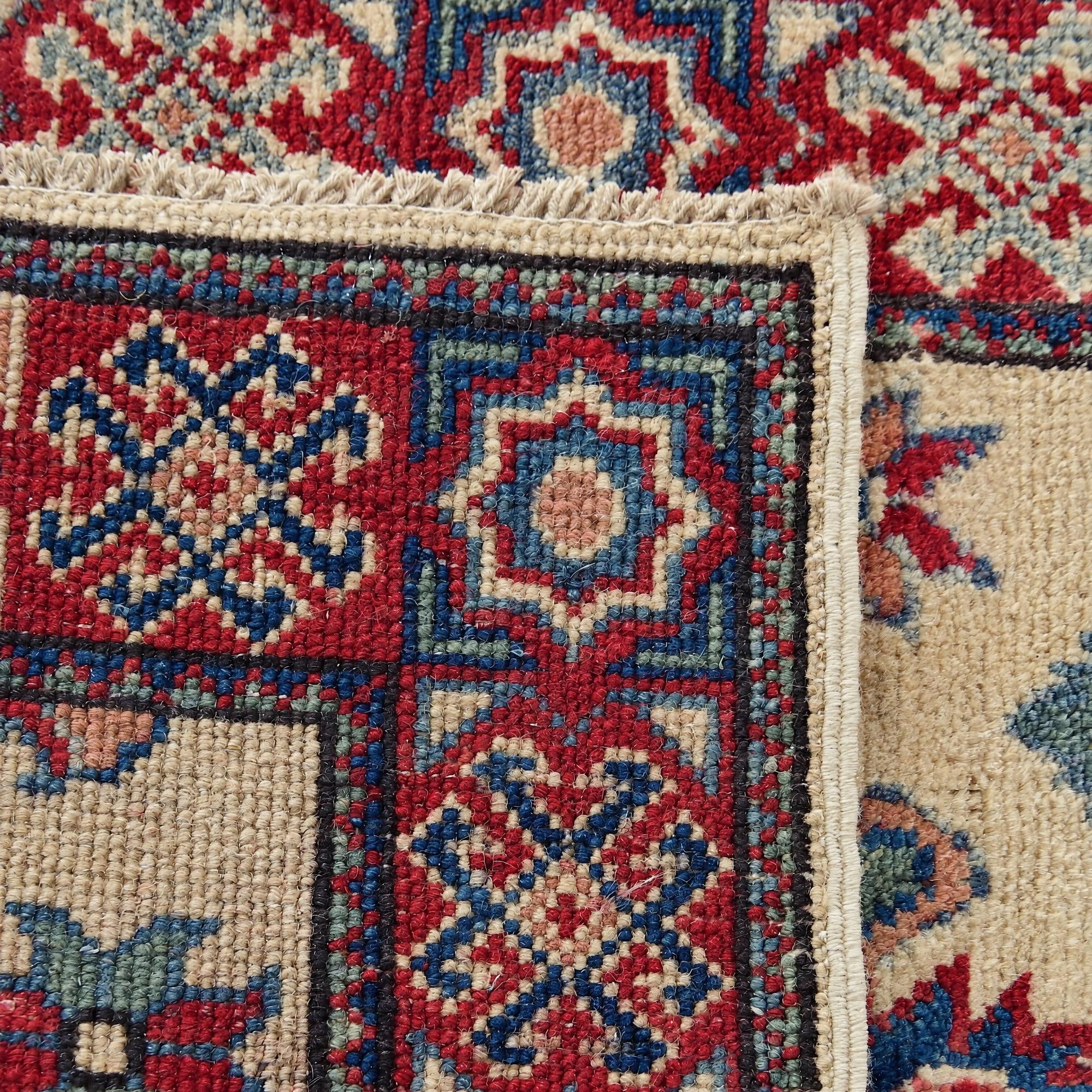 Detail image 12 of 12: 2' 1 x 3' 1 Hand Knotted Kazak Rug
