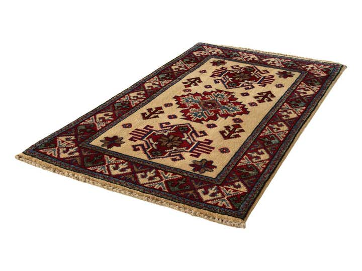 1' 11 x 3' 3 Hand Knotted Kazak Rug