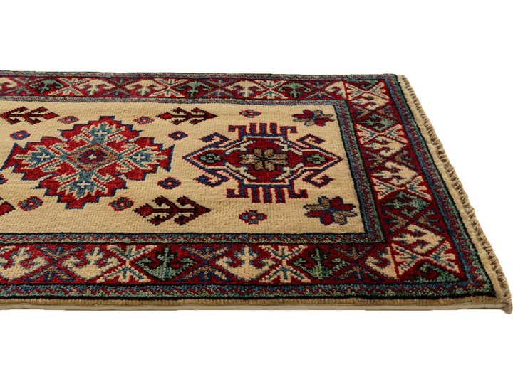 1' 11 x 3' 3 Hand Knotted Kazak Rug