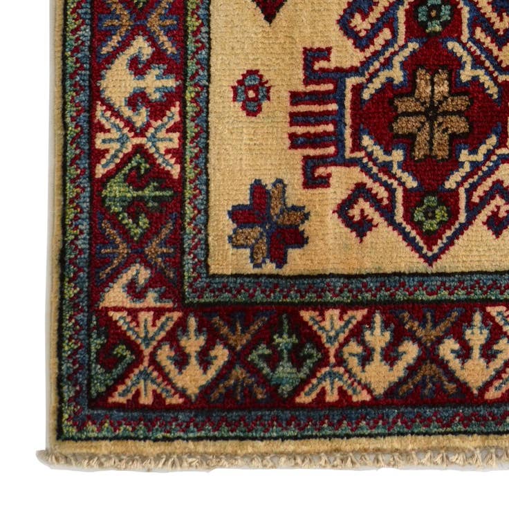 Detail image of 1' 11 x 3' 3 Hand Knotted Kazak Rug