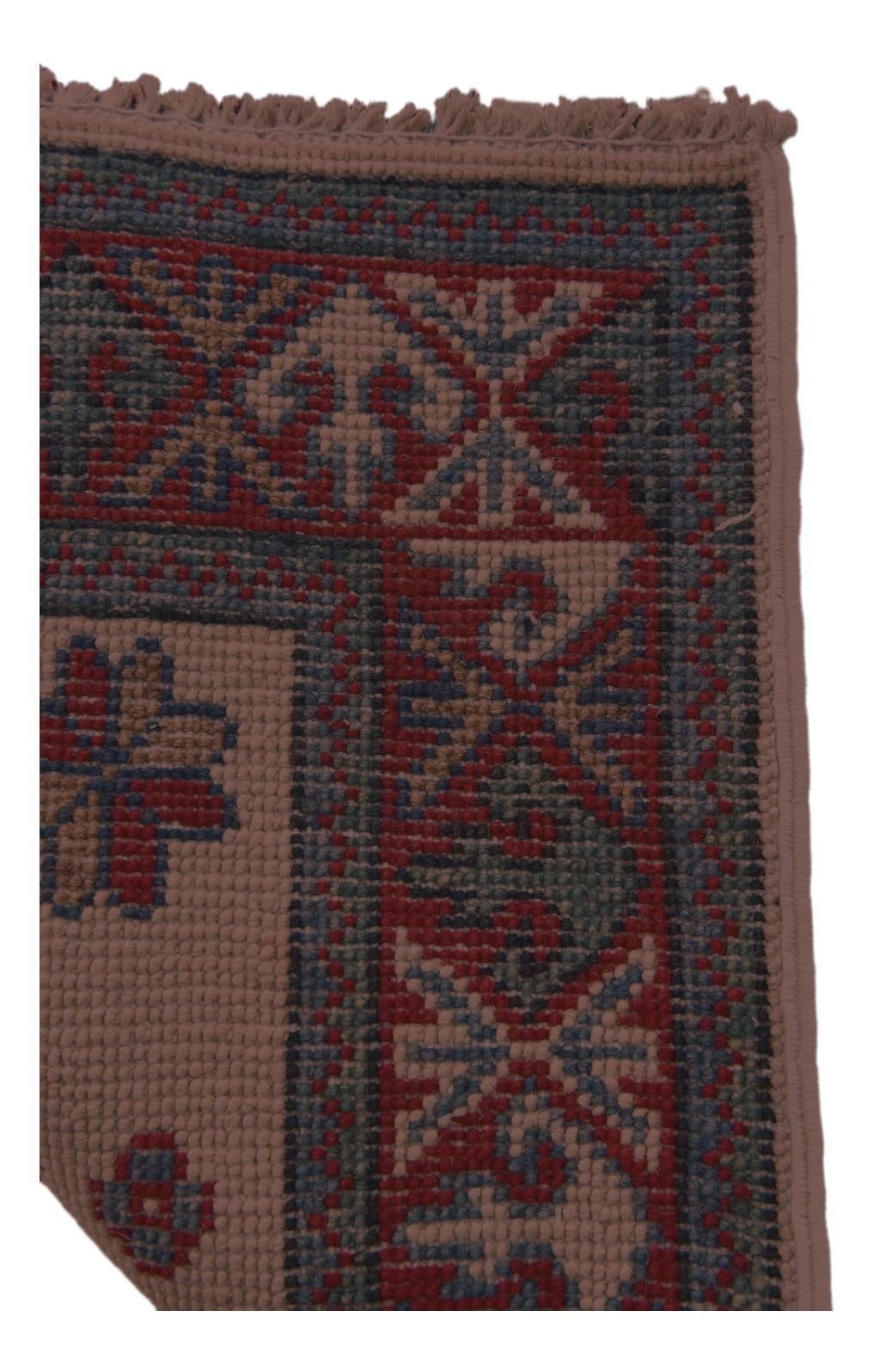 Detail image 12 of 12: 1' 11 x 3' 3 Hand Knotted Kazak Rug
